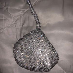 Glitter ball clutch
